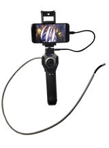 Vividia CX-6010U 6mm Diameter Flexible Joystick Articulation USB Borescope for Windows Mac Android and iOS
