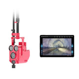 Vividia DPC-4810 Portable Manhole Septic Pipeline Telescopic Pole Inspection Camera with Tilt Zoom 2MP Camera Head Touchscreen Monitor Reporting Software