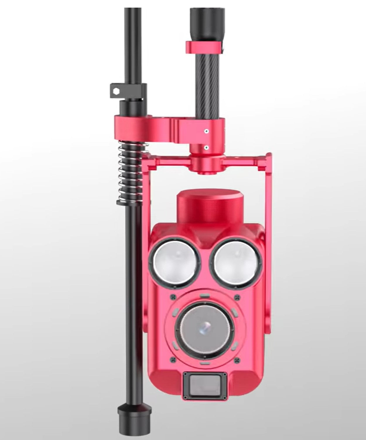 Vividia DPC-4810 Portable Manhole Septic Pipeline Telescopic Pole Inspection Camera with Tilt Zoom 2MP Camera Head Touchscreen Monitor Reporting Software