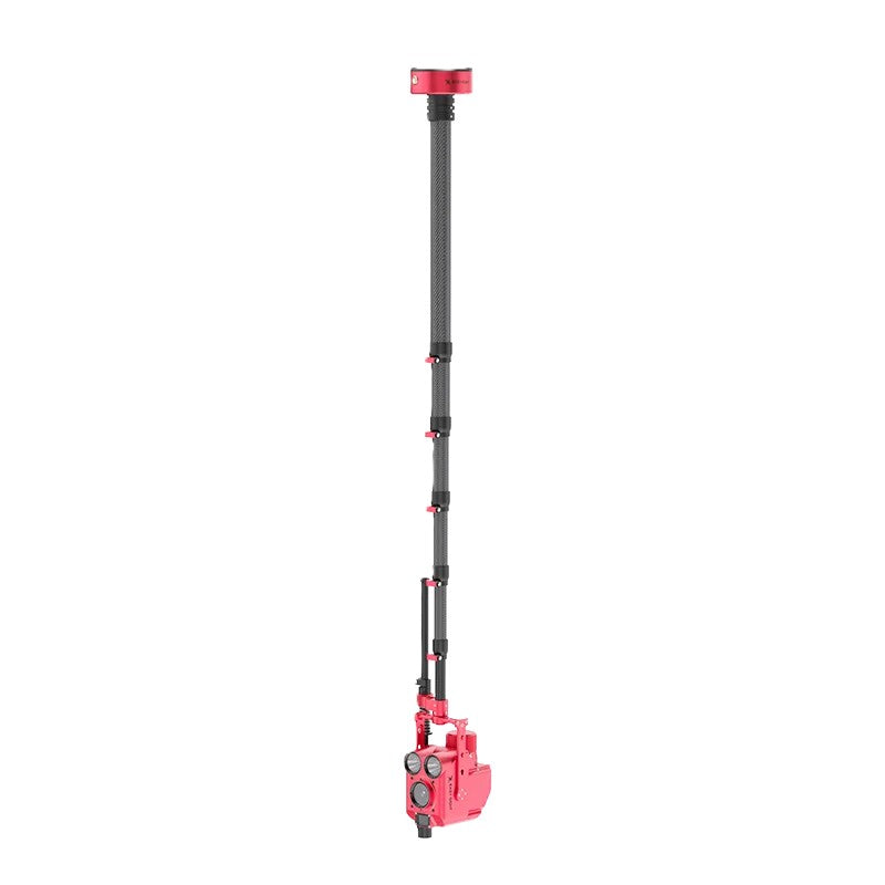 Vividia DPC-4810 Portable Manhole Septic Pipeline Telescopic Pole Inspection Camera with Tilt Zoom 2MP Camera Head Touchscreen Monitor Reporting Software