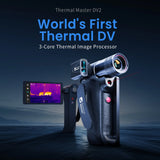 DV2 Handheld Thermal Monocular Camera 5" Touchscreen 1100 Yard Detection with X³ to 512*384 IR resolution