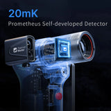 DV2 Handheld Thermal Monocular Camera 5" Touchscreen 1100 Yard Detection with X³ to 512*384 IR resolution