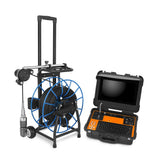 Vividia DV13-50PT-100 Underwater Borehole Inspection Camera System with 50mm Diameter Pan-Tilt Camera and 100 Meter Cable and 13 Inch IPS Monitor