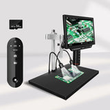 Vividia HM-1310AF HDMI/LCD/USB Digital Auto Focus Microscope with 10" LCD Screen 13MP Resolution 500x Magnification Flex Metal Stand