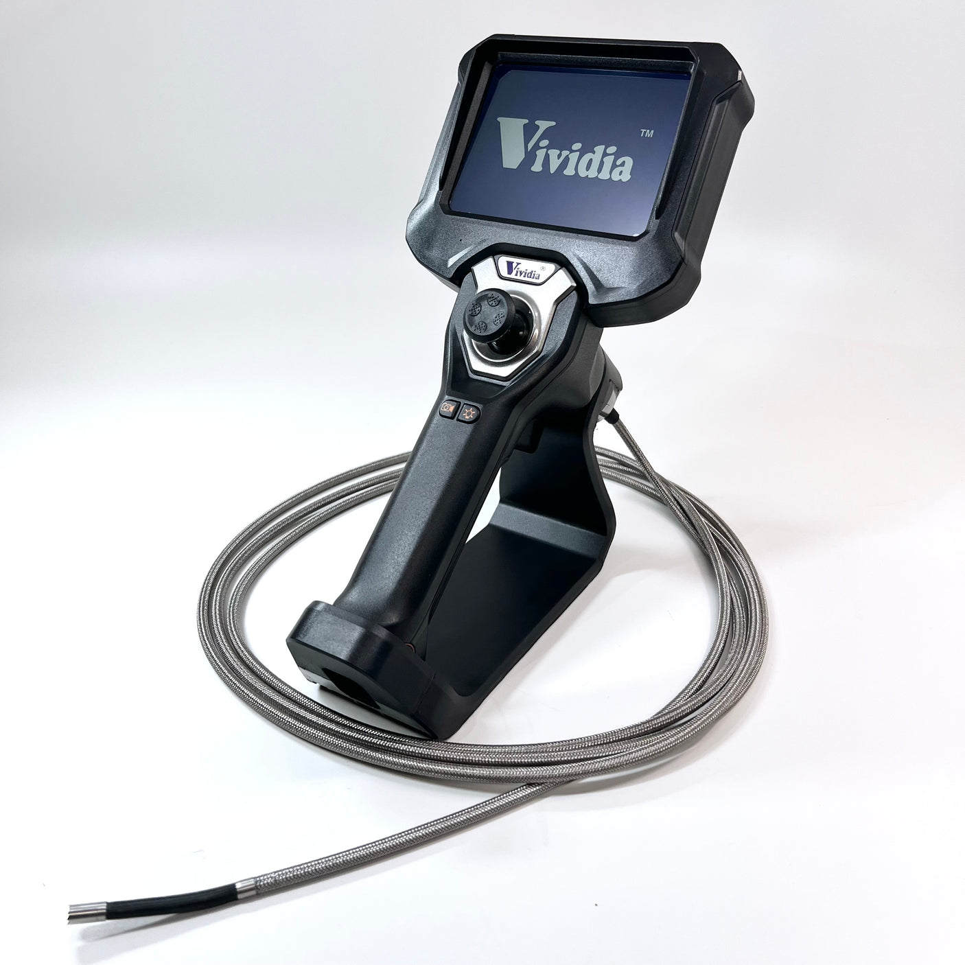 Vividia CF-D6500 Series 6.5mm Flexible Joystick Dual-Camera Monitor Borescope