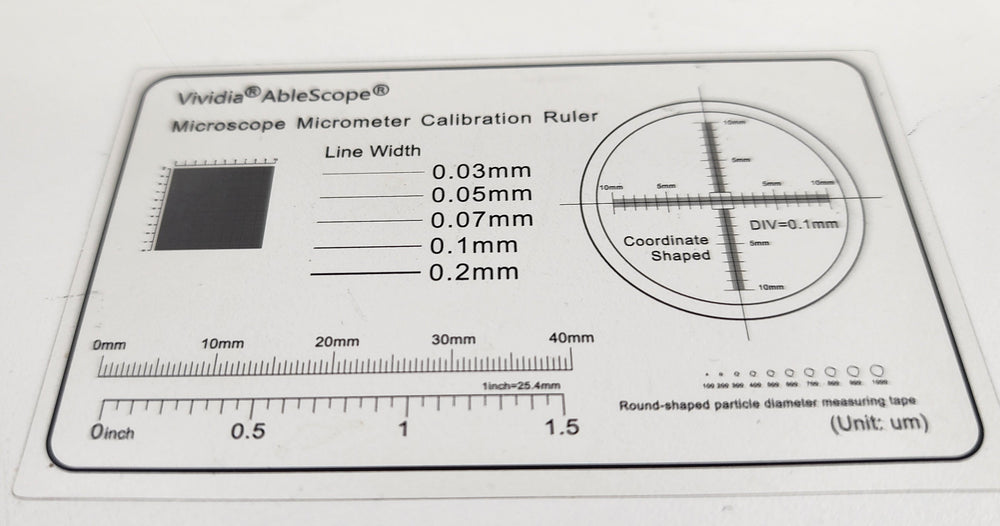 Microscope Micrometer Calibrator Ruler - Plastic – Oasis Scientific