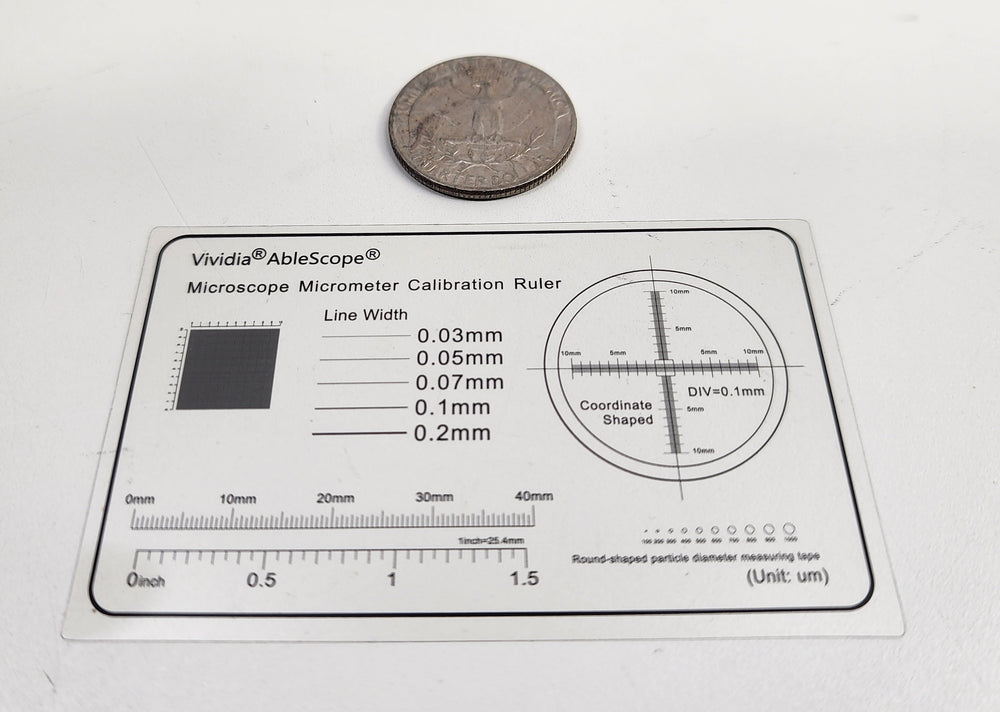 Microscope Micrometer Calibrator Ruler - Plastic – Oasis Scientific