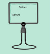 ViSee LM-170R LED Lighted Magnifier 2x to 5x Gooseneck Support Rectangular Lens Handsfree