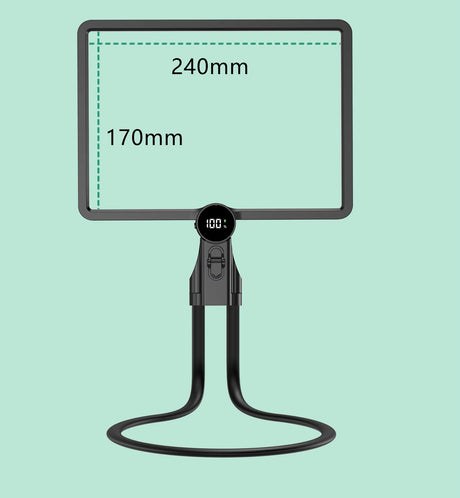 ViSee LM-170R LED Lighted Magnifier 2x to 5x Gooseneck Support Rectangular Lens Handsfree