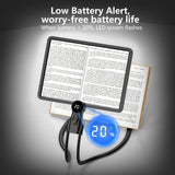ViSee LM-170R LED Lighted Magnifier 2x to 5x Gooseneck Support Rectangular Lens Handsfree