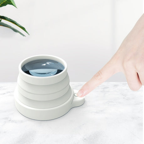 ViSee LM-7203 Handheld Portable Collapsible LED Lighted Magnifier 72mm Lens 3x Magnification