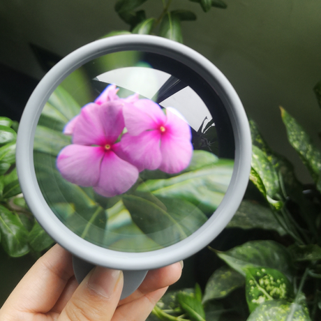 ViSee LM-7203 Handheld Portable Collapsible LED Lighted Magnifier 72mm Lens 3x Magnification