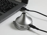 Vividia MM-210 Mini Metal Portable Pocket Funnel Shape Microscope Magnifier 2.1" Round LCD Screen 7x 12x and 19x Magnification