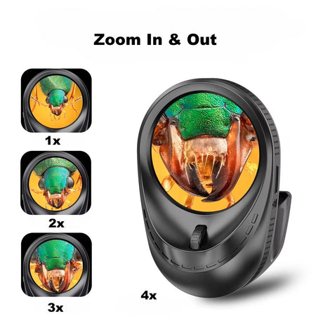 Vividia MM-280 Portable Digital Magnifier Microscope 2.8" Round Monitor Max. 20x Magnificaiton