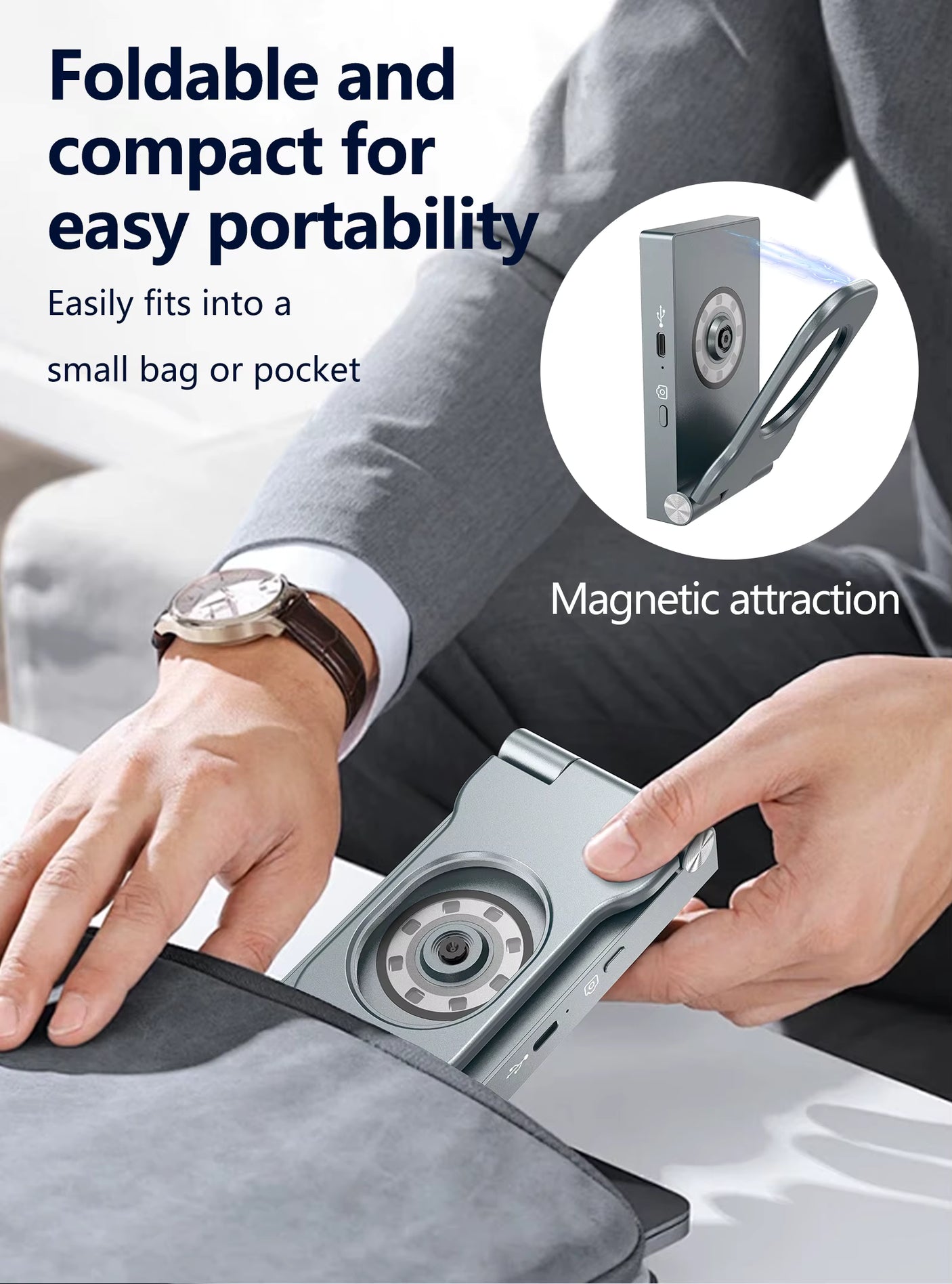 Vividia MM-350 Portable Fordable Magnifier Microscope 3.5" Monitor Max. 50x Magnificaiton