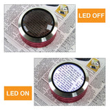 ViSee LM-10 Portable Desktop LED Lighted Glass Magnifier