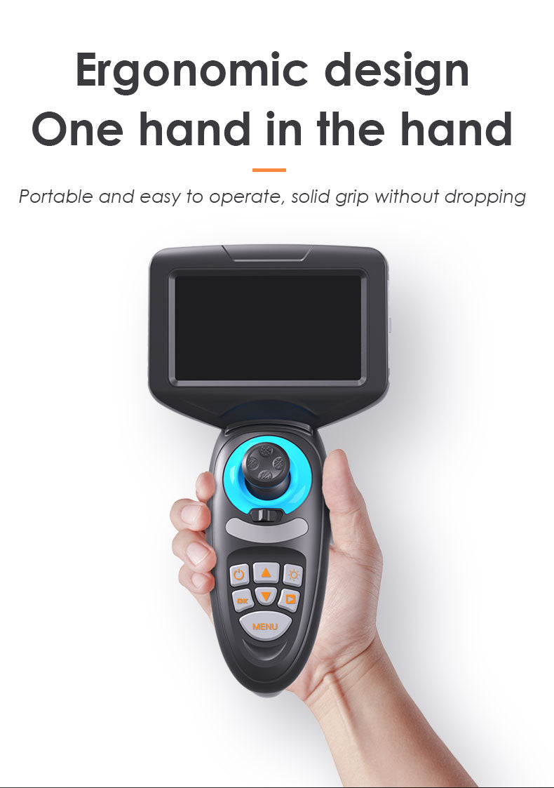 Vividia VE-8150AW Joystick Articulaiton Veterinary Equine Endoscope 8mm Diameter 4.5" Monitor Air/Water Cleaning Channel