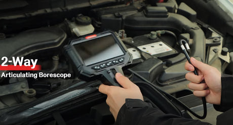 Vividia UV-2-8510 Two-Way Articulation UV Video Borescope 8.5mm Diameter White & UV Lights