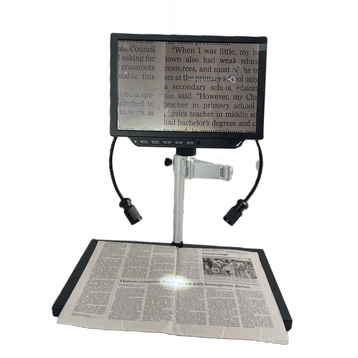 ViSee TVM-810AF1 Tabletop Autofocus 4K UHD Video Low Vision Magnifier 10" Built-in Display Monitor 26 Color Modes
