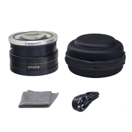 ViSee Smolia TZC Handheld Desktop Rechargeable Touch Adjustable Magnification LED Magnifier