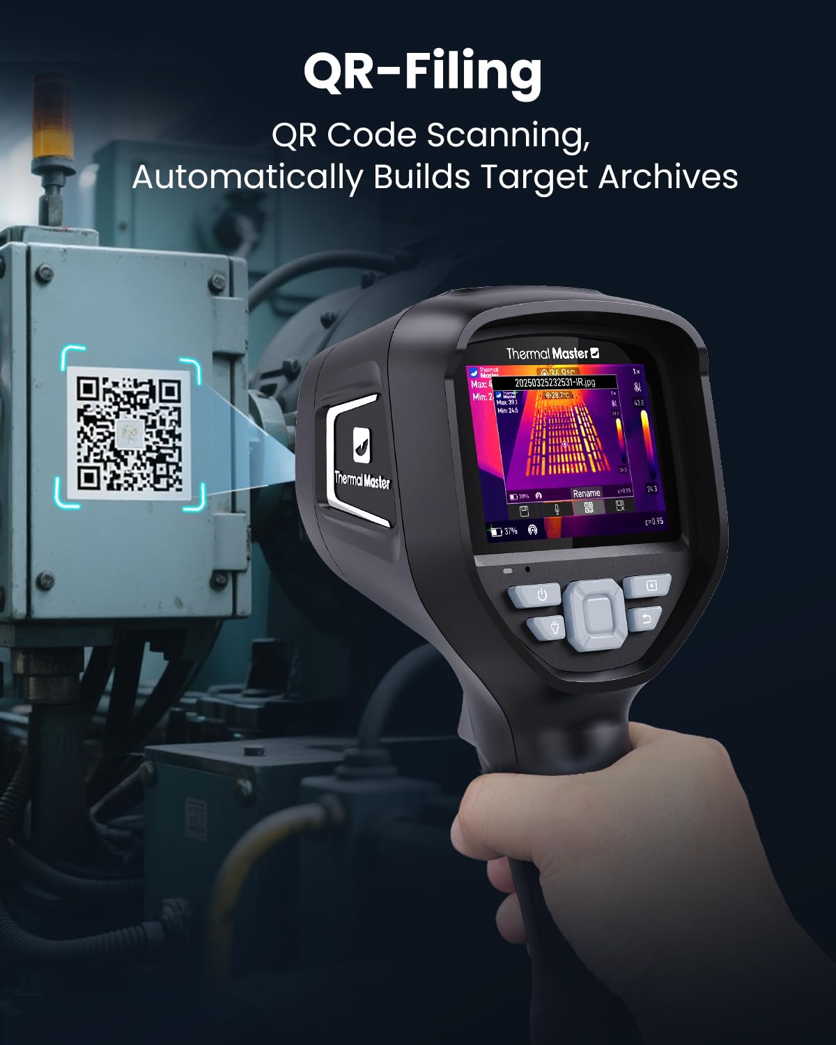 Handheld Thor Hammer Thermal Camera Th001 Th002 512×384 X³IR