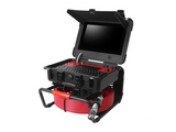 Vividia VS-33PT50 Portable Push-Rod Pan Tilt HD Pipe Inspection Camera 33mm 1.3" Diameter Camera Head 512Hz Built-in Sonde 50m / 164ft Cable