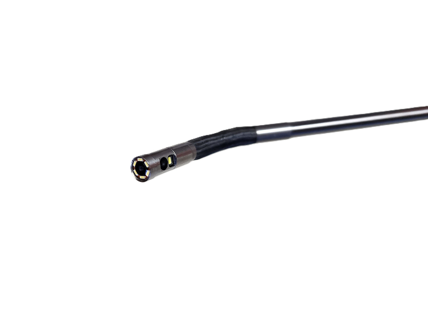 Vividia VA-D4065 Rigid USB Borescope Endoscope with Dual Camera and 180 Degree Articulating 6.5mm Diameter 40cm Long Probe and LED Lights