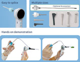 Vividia VO-102 LCD/USB/WiFi Wireless Handheld Veterinary HD Otoscope with 1.85" LCD Monitor USB Output WiFi Wireless for Android iOS Windows
