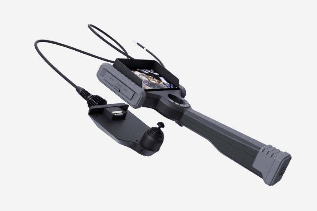 Vividia VP-D2800 Joystick Dual-Camera Video Borescope 2.8mm Diameter 6" Touchscreen Monitor