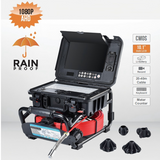 Vividia VS-759 Rainproof Drain Sewer Pipe Inspection Camera Systems with 40m/130ft Cable 10" Monitor
