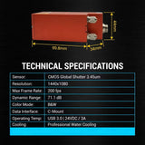 Vividia WCS-41080 HD 200FPS Welding Monitoring Camera System for PC and SDK