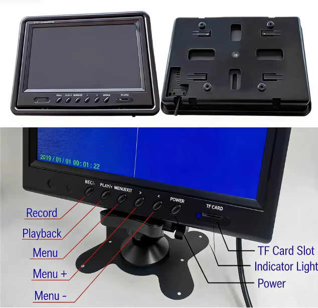 VIvidia WCS-263 Portable Welding Camera forProcess Monitor and Robotic Inspection with 8" Monitor