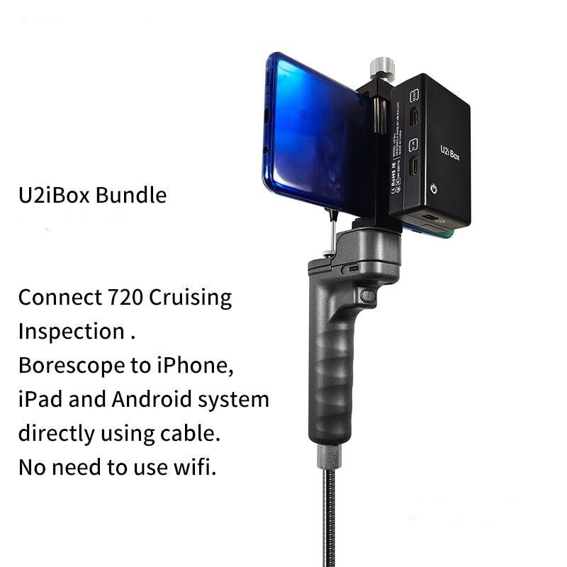 USB Flexible one-way articulating inspection camera borescope