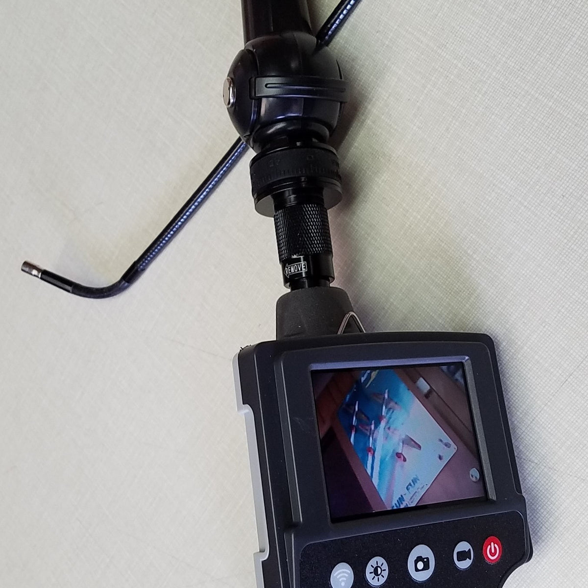 Vividia VA-300 WiFi Wireless LCD Video Borescope System with Articulat ...
