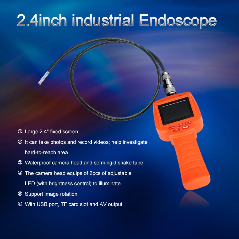 Vividia VQ-R39 3.9mm Photo & Video Recordable Flexible Inspection
