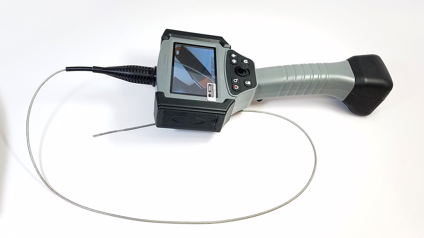 Vividia VT-2-2410 Video 2-Way Articulating Borescope with 2.4mm Diameter Probe and 4.3" LCD Monitor