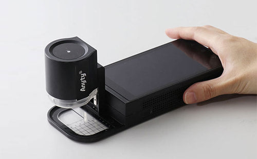 Vividia 3R-600 Portable Digital Autofocus Android Microscope with 4.7" Touch Screen and Measurement and Magnification 300x