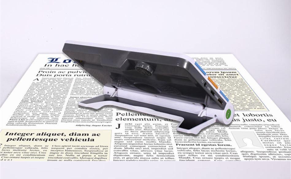 ViSee LVM-700 Portable Tabletop Video Magnifier Reading Aide for Low Vision with 7 Inch LCD Screen and 26 Color Modes