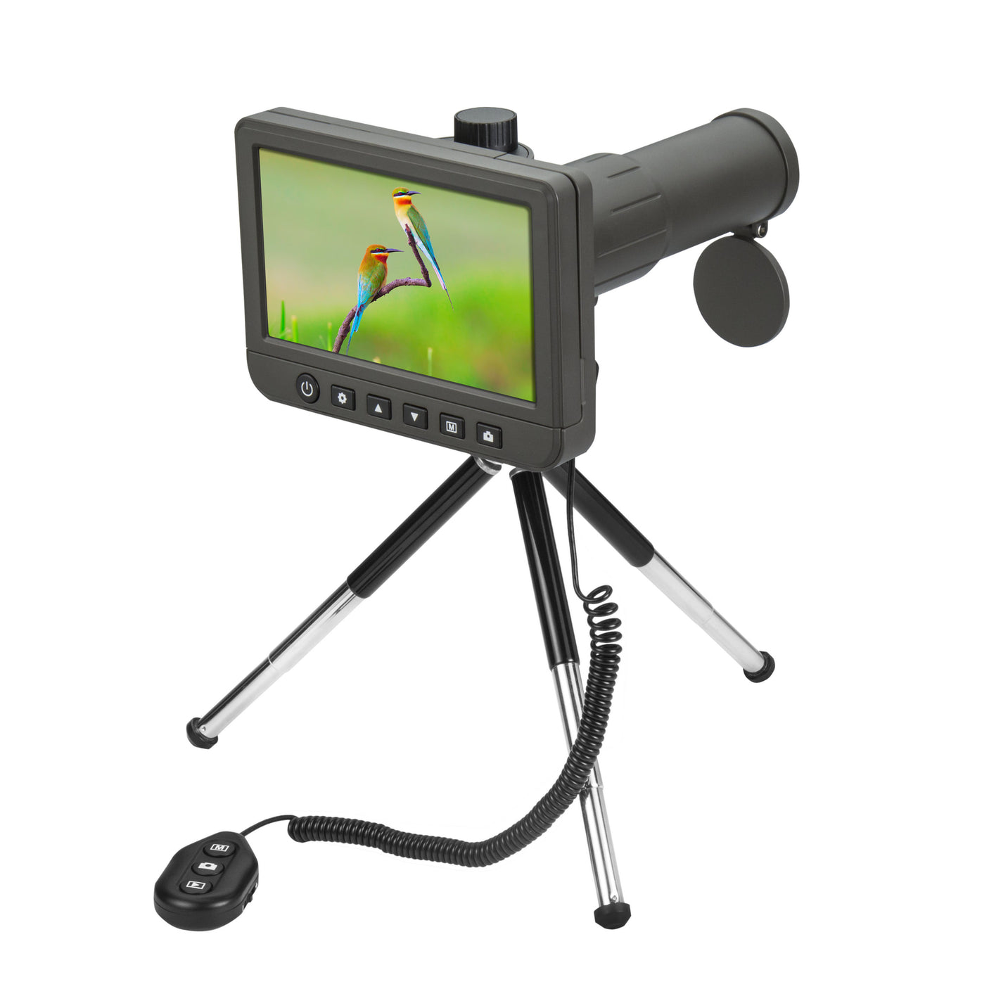 Vividia SS-550 Digital LCD Spotting Scope Telescope Camera 10-50x35mm with 5" Screen 1080P Video 14MP Picture Capture