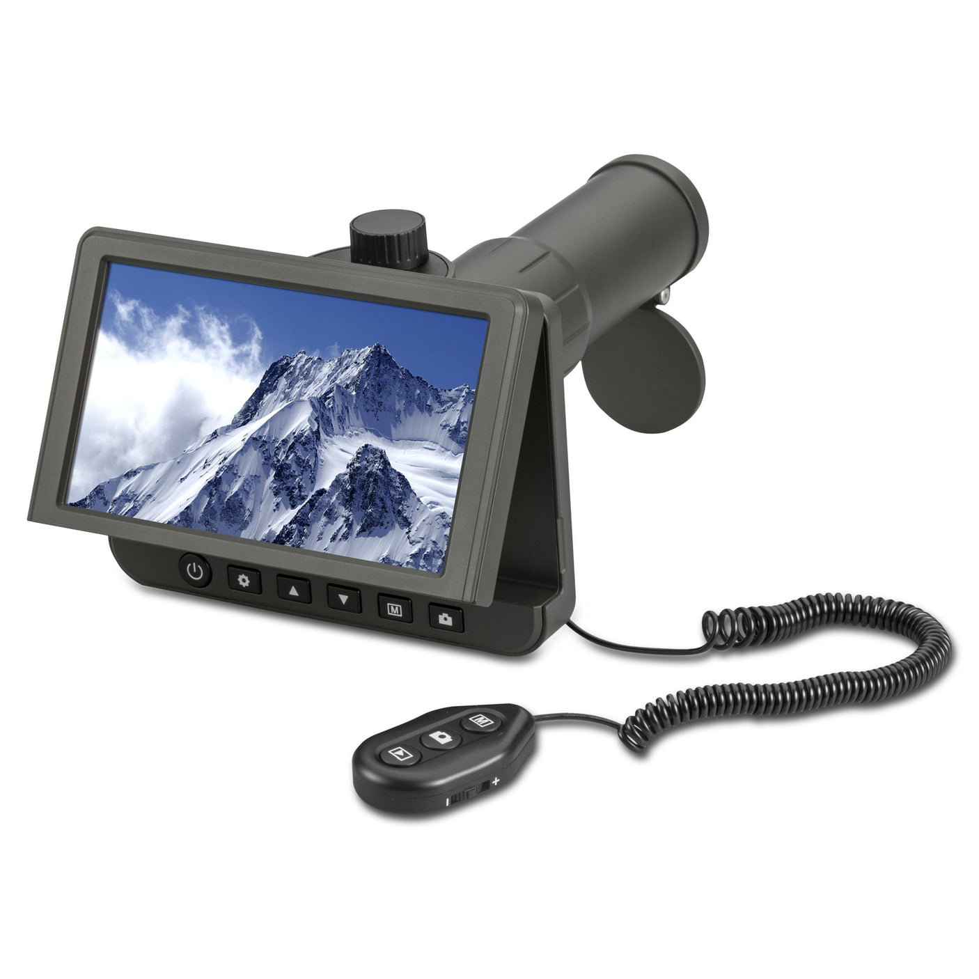Vividia SS-550 Digital LCD Spotting Scope Telescope Camera 10-50x35mm with 5" Screen 1080P Video 14MP Picture Capture