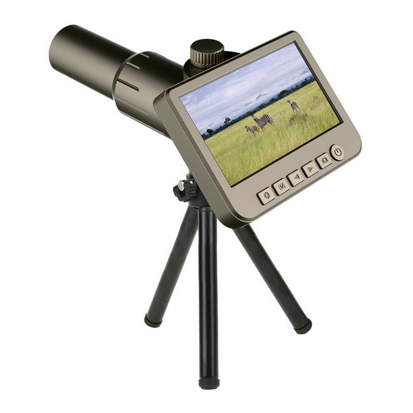 Vividia SS-550 Digital LCD Spotting Scope Telescope Camera 10-50x35mm with 5" Screen 1080P Video 14MP Picture Capture