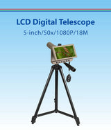 Vividia SS-550 Digital LCD Spotting Scope Telescope Camera 10-50x35mm with 5" Screen 1080P Video 14MP Picture Capture