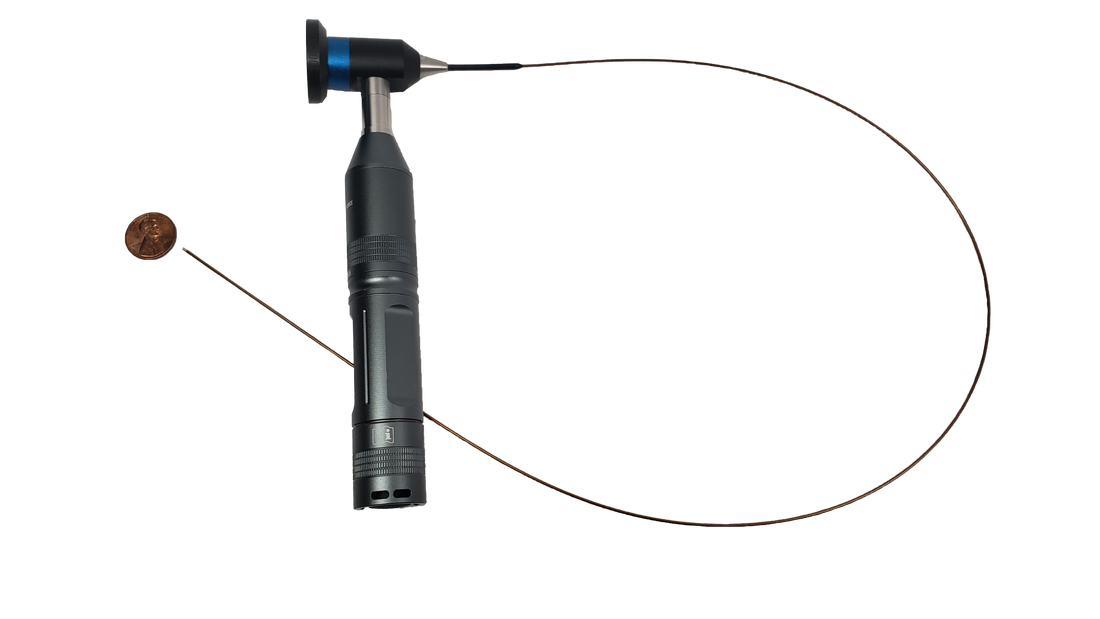 Ultra thin borescope less than 1mm diameter 0.78mm diameter flexible ...