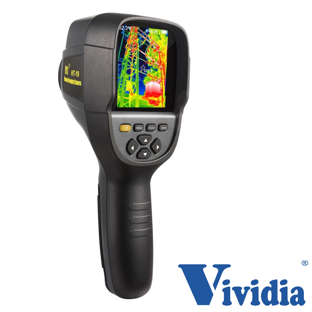 Vividia HT-19 IR Infrared Thermal Imaging Camera Resolution 256x192 with 3.2" Color Display Screen Temperature Range -4~572°F