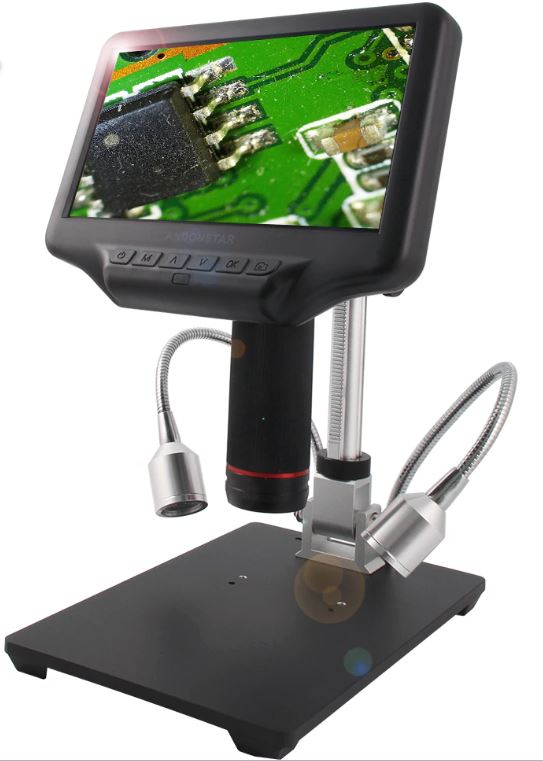 Vividia HDMI/LCD microscope HM-407 with 7 inch LCD screen, HDMI