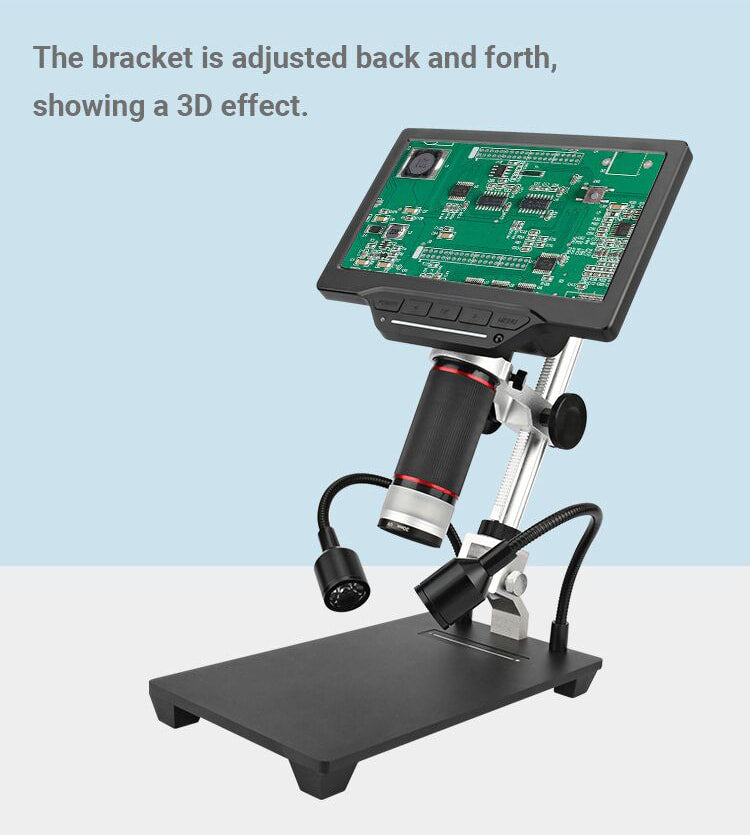 Vividia HDMI/LCD microscope HM-407 with 7 inch LCD screen, HDMI