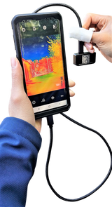Vividia HTi HT-301 Manual Focus Thermal Imaging Camera for Android Phone and Tablet with IR Resolution 384x288