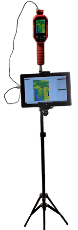 Vividia 220K Body Temperature Fever Detection Thermal Imaging Camera 30°C - 45°C (86°F - 113°F) with Resolution 200x150 and 2.8" LCD Screen and Real-Time PC Streaming and High Temperature Alarm