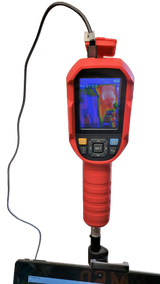 Vividia 220K Body Temperature Fever Detection Thermal Imaging Camera 30°C - 45°C (86°F - 113°F) with Resolution 200x150 and 2.8" LCD Screen and Real-Time PC Streaming and High Temperature Alarm