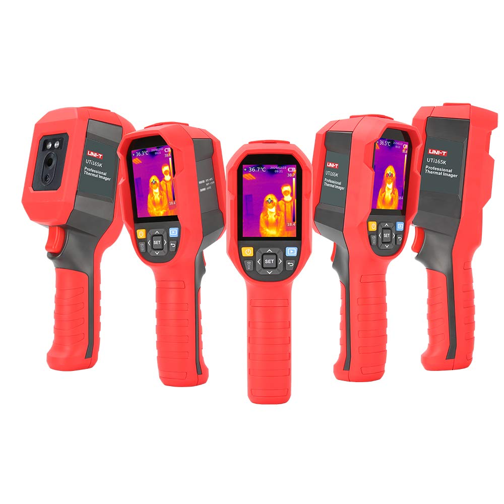 Vividia 220K Body Temperature Fever Detection Thermal Imaging Camera 30°C - 45°C (86°F - 113°F) with Resolution 200x150 and 2.8" LCD Screen and Real-Time PC Streaming and High Temperature Alarm